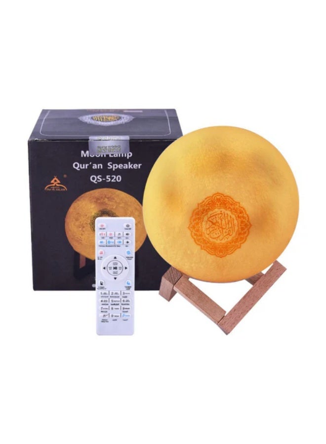 CRONY SQ-520 Moon Lamp Quran Speaker with Remote - Bluetooth Islamic Audio Player LED Night Light for Kids Bedroom Home Decor - Image 3